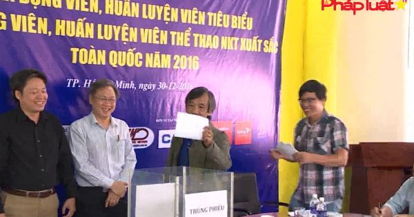 Công bố VĐV, HLV tiêu biểu 2016