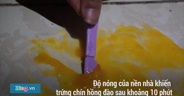 Thanh Hoá: Nền nhà nóng bất thường trên 40 độ, rán chín trứng