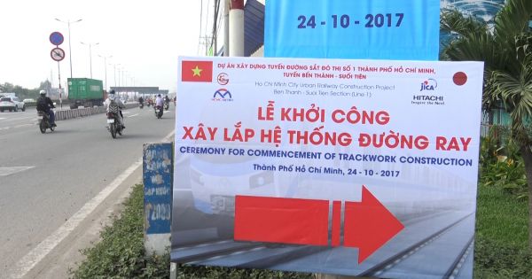 Khởi công lắp đặt thanh ray tuyến Metro Bến Thành- Suối Tiên