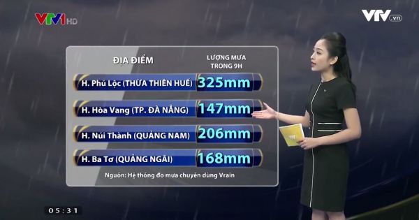 Bản tin thời tiết nông vụ - 05/11/2017