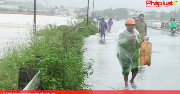 Quảng Ngãi: Rốn lũ Bình Long chạy lũ