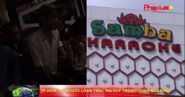 TP. HCM: 41 người thác loạn ma túy trong quán karaoke