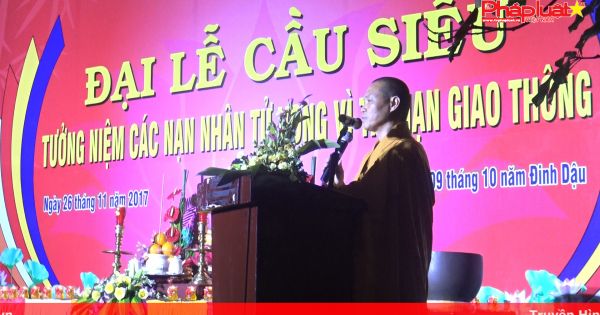 TP HCM: Đại lễ cầu siêu cho các nạn nhân tử vong vì tai toàn giao thông