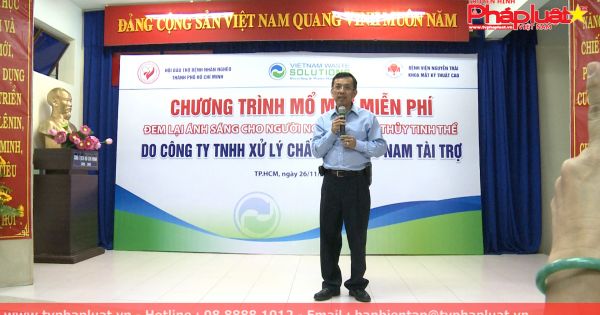 VWS - chung tay cùng bệnh nhân nghèo mổ mắt miễn phí