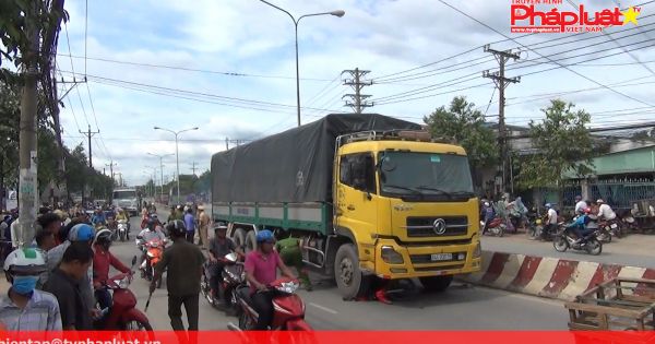 Bình Dương: Chở em đi học về, hai anh em bị xe tải cán tử vong