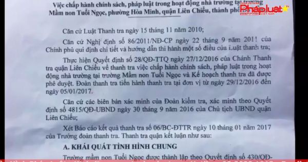 Cựu hiệu trưởng bị khởi tố vì tư lợi từ tiền ăn của trẻ