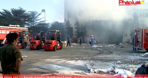 Hỏa hoạn thiêu rụi kho thành phẩm Nhà Máy Giấy Sài Gòn