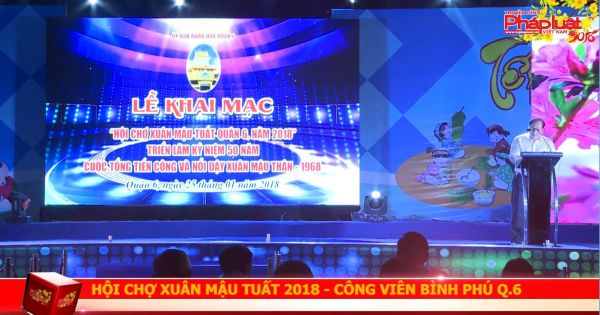 Hội chợ xuân mậu tuất 2018 - tại công viên Bình phú Q6