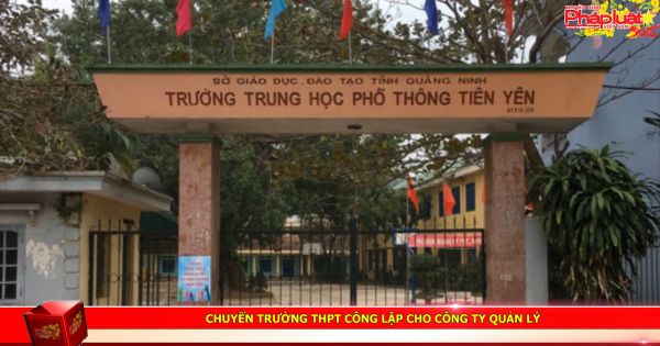 Chuyển trường THPT công lập cho công ty quản lý