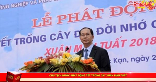 Chủ tịch nước phát động Tết trồng cây Xuân Mậu Tuất