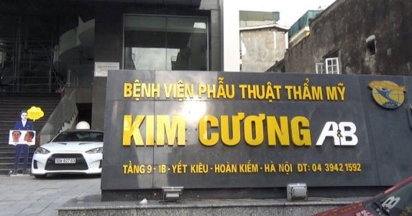 Bệnh viện thẩm mỹ Kim Cương họp báo họp báo thông báo kết luận của Bộ Y tế.