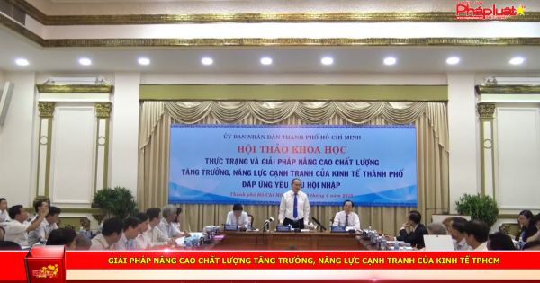 Giải pháp nâng cao chất lượng tăng trưởng, năng lực cạnh tranh của kinh tế TPHCM