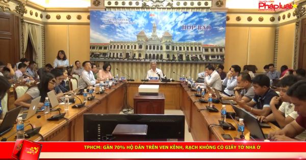 TPHCM: Gần 70% hộ dân trên ven kênh, rạch không có giấy tờ nhà ở