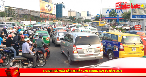 TP HCM: Đề xuất cấm xe máy vào trung tâm từ năm 2030