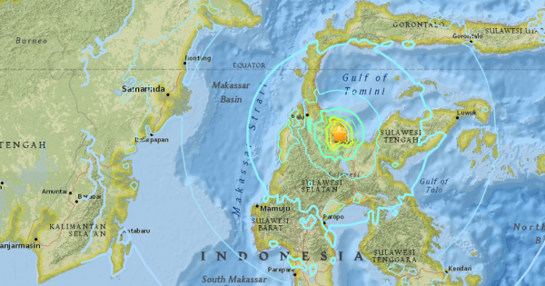 Indonesia: Động đất làm rung chuyển đảo Sulawesi