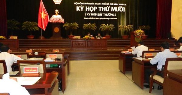 HĐND TPHCM họp bất thường xem xét nhiều vấn đề nóng