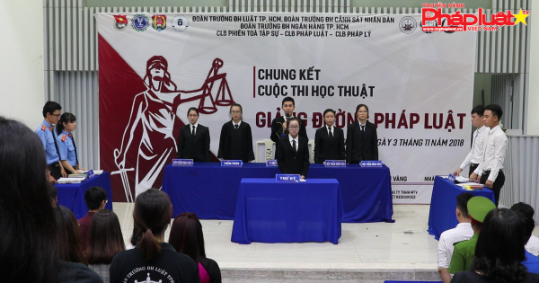 Đại Học Luật TPHCM giành giải nhất cuộc thi “Giảng đường Pháp Luật” lần 2 năm 2018