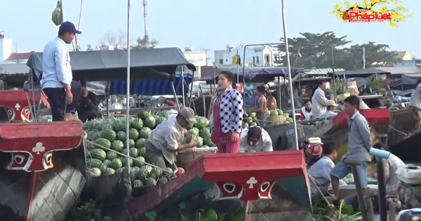 Cần Thơ: Chợ nổi Cái Răng nhộn nhịp những ngày giáp Tết