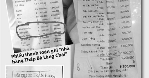 Vẫn còn tiếp tục kiểm tra, xác minh để xử lý hai nhà hàng chặt chém ở Nha Trang