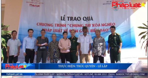 Chương trình “Chung tay xóa nghèo pháp luật về biên giới, biển đảo 2019” đến với bà con huyện đảo Phú Quốc