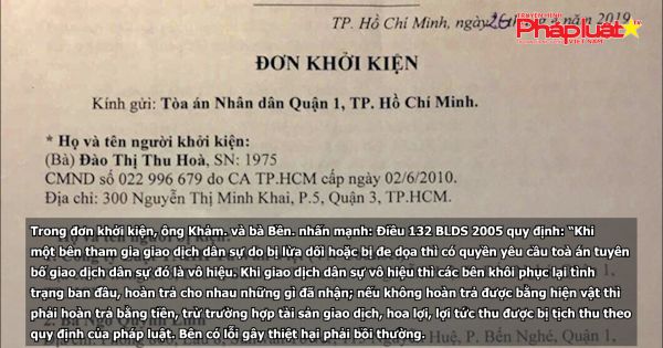 Kỳ 1: Cha mẹ vợ kiện con rể lừa chiếm tài sản làm của riêng