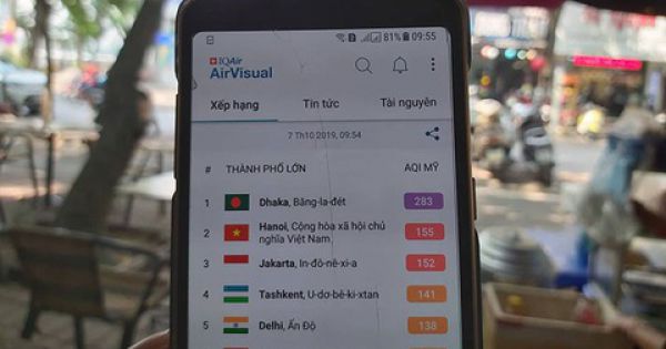airvisual biến mất trên kho ứng dụng tại việt nam