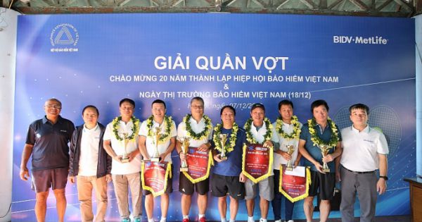 Giải quần vợt giao hữu ngành bảo hiểm Việt Nam