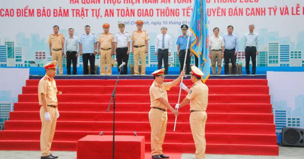 TP.HCM ra quân thực hiện năm An toàn giao thông 2020