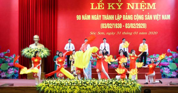 Đặt máy đo thân nhiệt tại Lễ mít tinh kỷ niệm thành lập Đảng Cộng sản Việt Nam