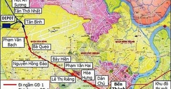 Cần 1.490 tỷ đồng tăng kết nối cho Metro Số 2