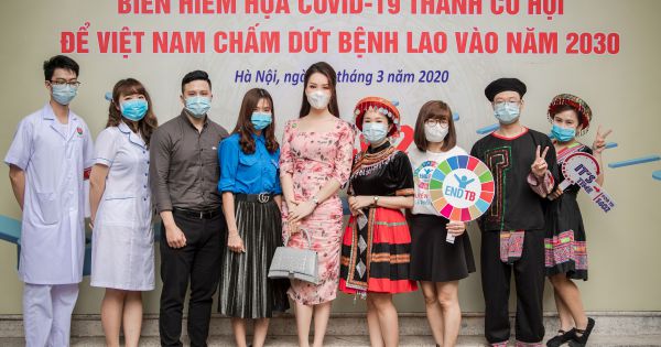 Á hậu Thuỵ Vân kêu gọi quyên góp cho Quỹ hỗ trợ bệnh lao