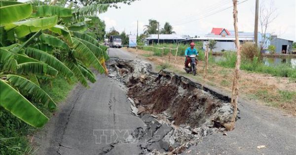 Sạt lở, sụp lún nghiêm trọng ở U Minh Thượng