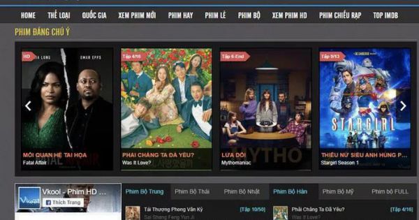 Website phim lậu hàng đầu Việt Nam bị chặn
