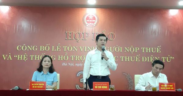 479 trung tâm hỗ trỡ thủ tục thuế điện tử được thành lập