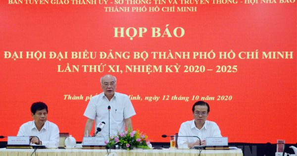 Hôm nay 14-10, Đại hội đại biểu Đảng bộ TPHCM lần thứ XI họp phiên trù bị