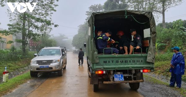 Bắt đầu đưa thi thể cán bộ, chiến sĩ Đoàn Kinh Tế Quốc Phòng 337 ra khỏi hiện trường