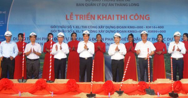 Thi công 2 gói thầu thuộc dự án cao tốc Phan Thiết - Dầu Giây