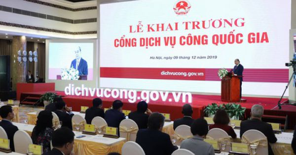 Khai trương Cổng dịch vụ công Bộ Công an