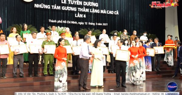 TP. HCM: Tuyên dương “Những tấm gương thầm lặng mà cao cả”