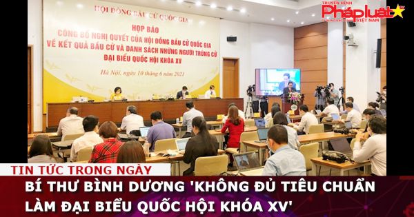 Bí thư Bình Dương 'không đủ tiêu chuẩn làm đại biểu Quốc hội khóa XV'