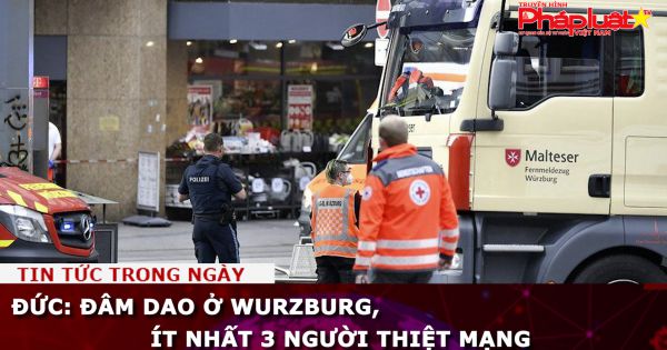 Đức: Đâm dao ở Wurzburg, ít nhất 3 người thiệt mạng