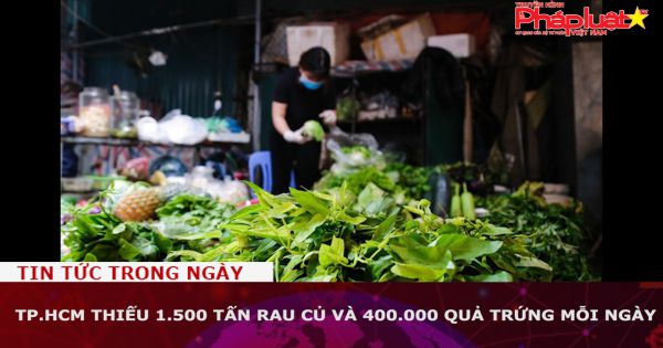 TP.HCM thiếu 1.500 tấn rau củ, 400.000 quả trứng mỗi ngày