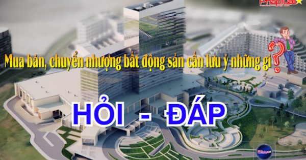 Mua bán, chuyển nhượng bất động sản cần lưu ý những gì?