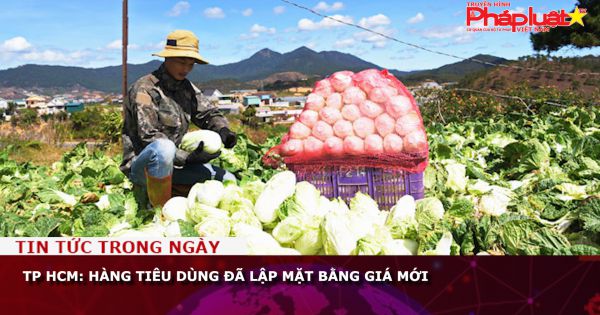 TP HCM: Hàng tiêu dùng đã lập mặt bằng giá mới