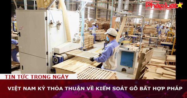 Việt Nam ký thỏa thuận về kiểm soát gỗ bất hợp pháp