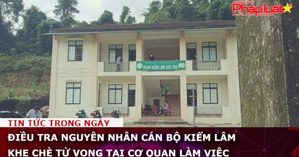 Điều tra nguyên nhân cán bộ kiểm lâm Khe Chè tử vong tại cơ quan làm việc