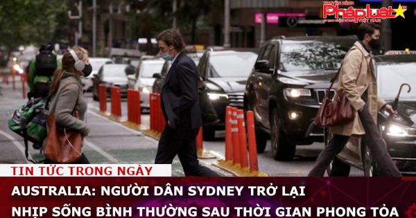 Australia: Người dân Sydney trở lại nhịp sống bình thường sau thời gian phong tỏa