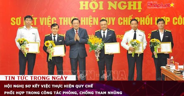 Hội nghị sơ kết việc thực hiện quy chế phối hợp trong công tác phòng, chống tham nhũng