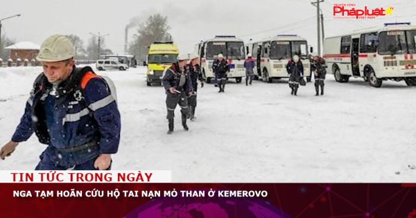 Nga tạm hoãn cứu hộ tai nạn mỏ than ở Kemerovo