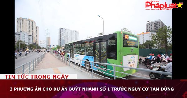 3 phương án cho dự án buýt nhanh Số 1 trước nguy cơ tạm dừng